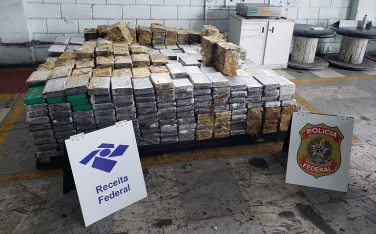 Porto de Santos: Receita e PF fazem maior apreensão de cocaína do ano