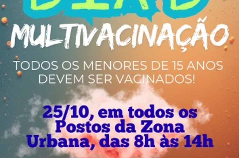 DIA D da Campanha de Multivacinação acontece neste sábado (25) em Palmeira