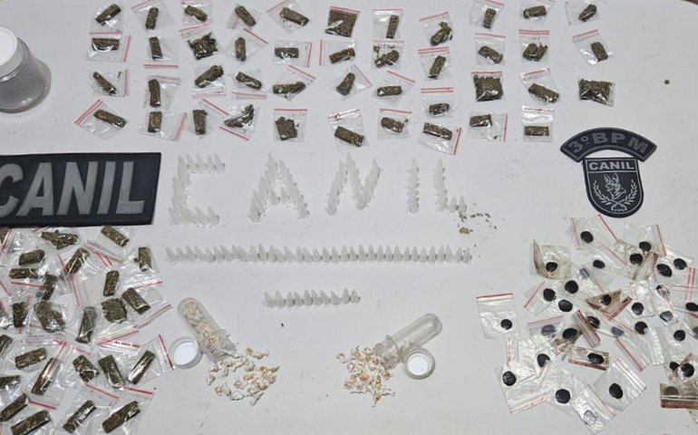 Abordagens da PM apreendem armas de fogo e drogas em Maceió e no interior