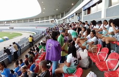 Semudh promove conscientização e panfletagem na abertura da Copa Rainha Marta 2022