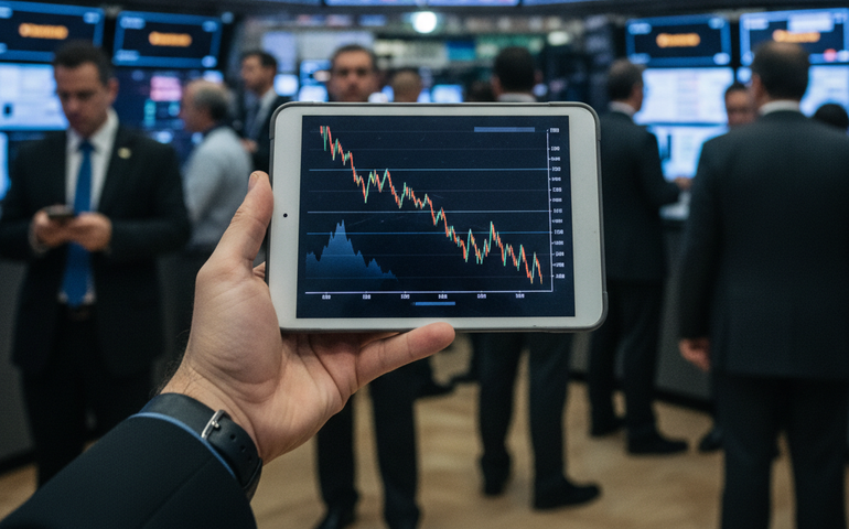 Dólar à vista abre em leve queda em meio à cautela global