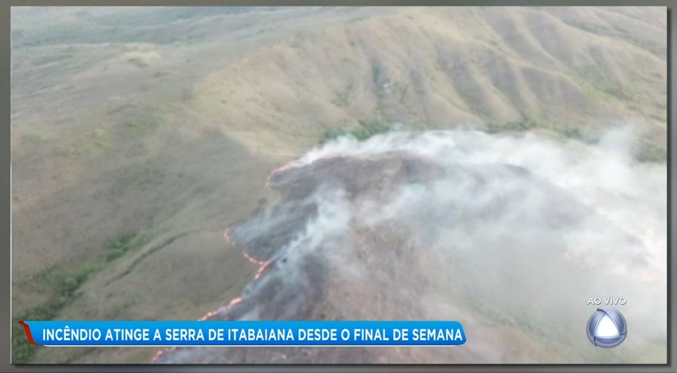 Incêndio serra de Itabaiana