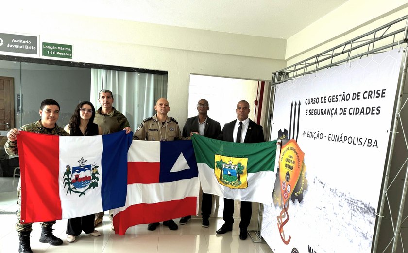 Segurança Pública de Alagoas participa de Curso de Plano de Gestão de Crise, na Bahia