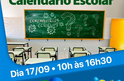 Pandemia x Calendário Escolar promoverá debate sobre a temática nos Municípios