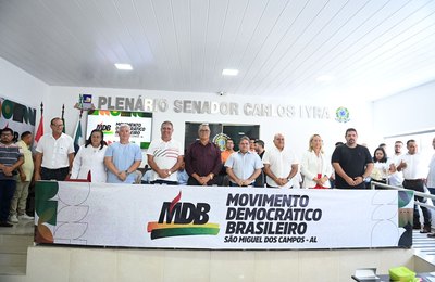 MDB de São Miguel dos Campos realizou convenção e ato de filiação no sábado, 26