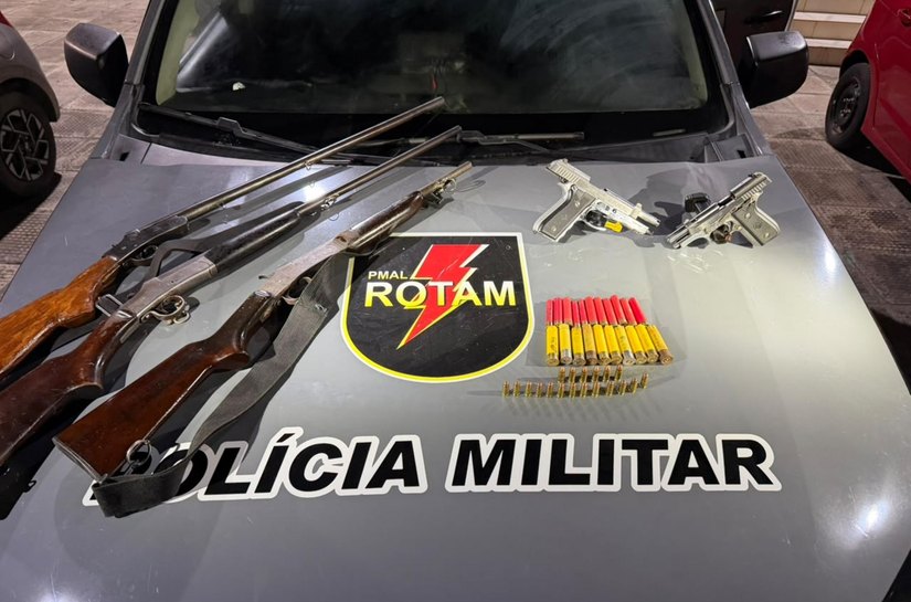 Rotam prende homem e apreende cinco armas de fogo em Anadia