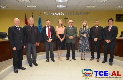Compartilhando experiência: Presidente do TCE-TO visita o TC de Alagoas