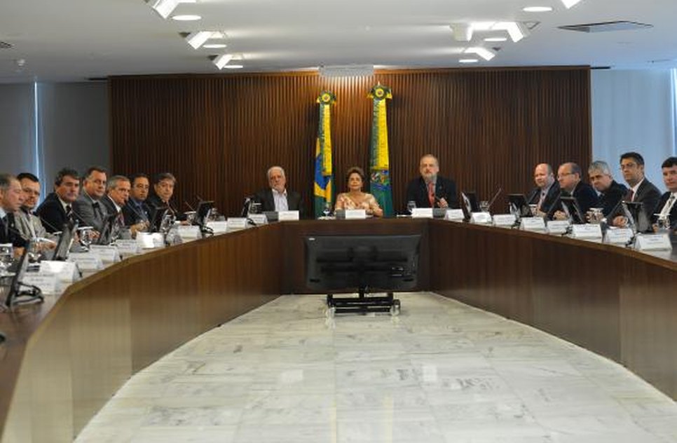Presidente e prefeitos / Foto: Elza Fiúza/Agência Brasil