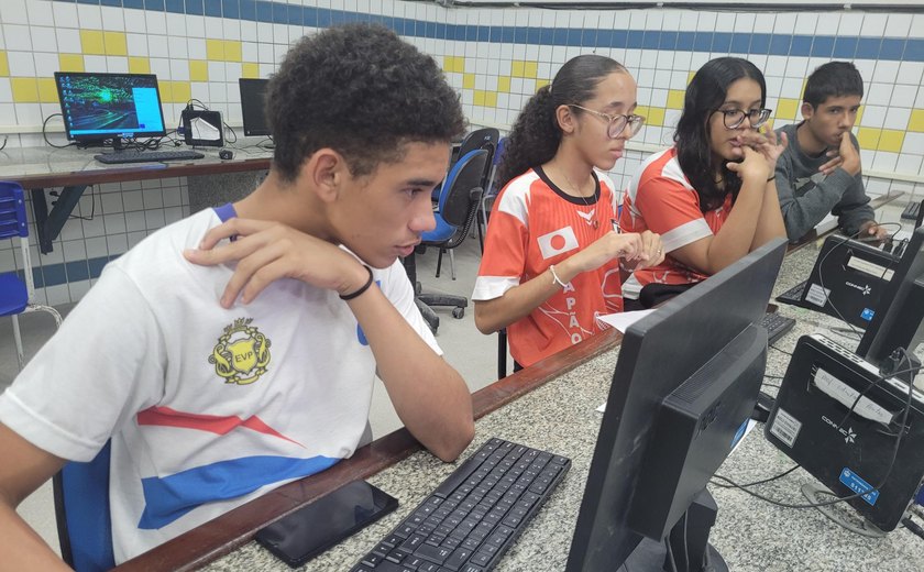 Estudantes da rede estadual participam das provas das Olimpíadas Brasileiras de Física e Ciências