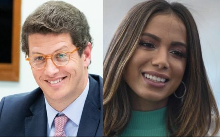 Salles rebate Anitta por postagem pedindo a saída do ministro