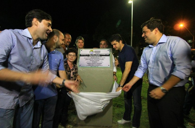 Maceió 200 anos: Prefeito Rui Palmeira inaugura praça no José Tenório