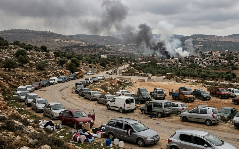 Evacuação em massa no sul do Líbano aumenta temor de escalada do conflito