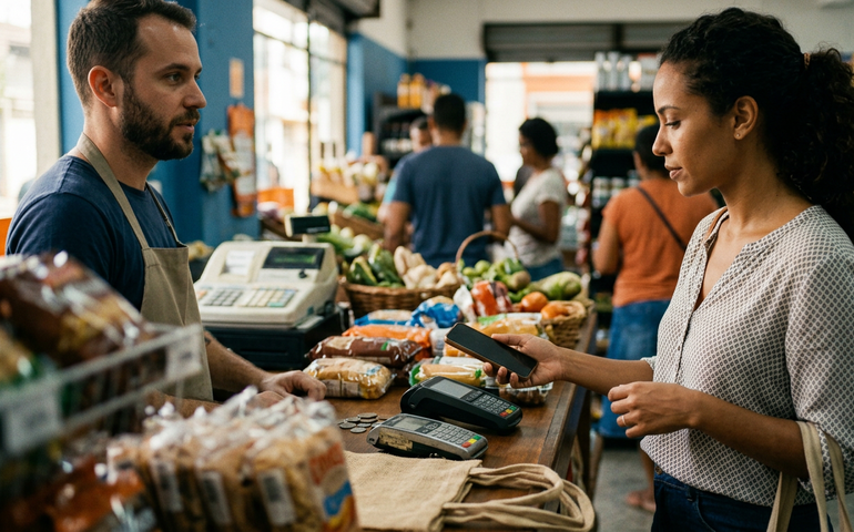 Pix por aproximação completa um ano com baixa adesão
