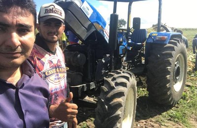 Prefeitura de Olho D´água Grande auxilia agricultores na produção de silagem