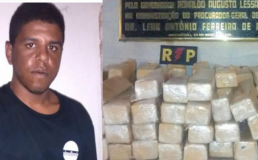 Operação do Gecoc resulta na apreensão de 110 Kg de maconha na parte alta de Maceió