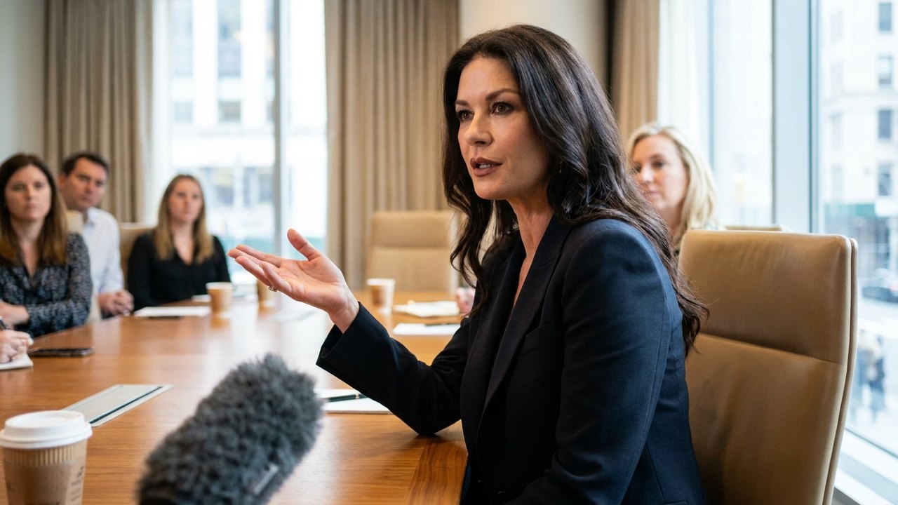 Catherine Zeta-Jones critica a expressão 'nepo baby' ao falar dos filhos