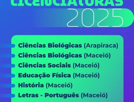 Nota máxima: 7 Licenciaturas da Ufal se destacam no Enade 2025