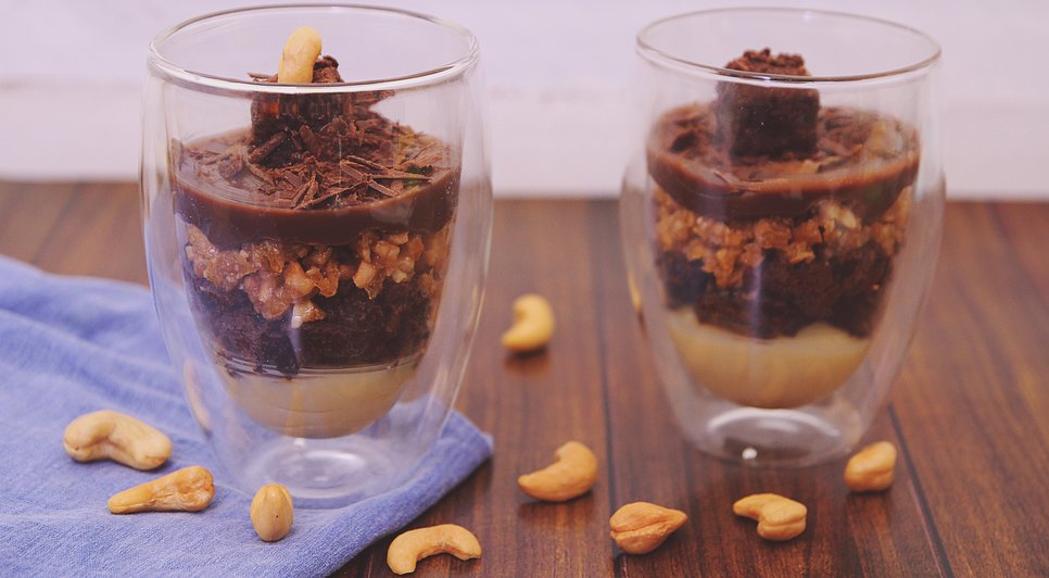 Copinhos de brownie / Foto: Finna