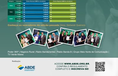 Veja quais são os critérios para participar do Prêmio ABDE de Jornalismo
