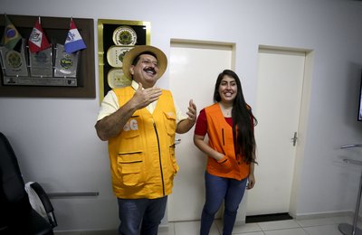 Secretária Gabriela Gonçalves e prefeito de Rio Largo anunciam vacinação de adolescentes acima de 12 anos