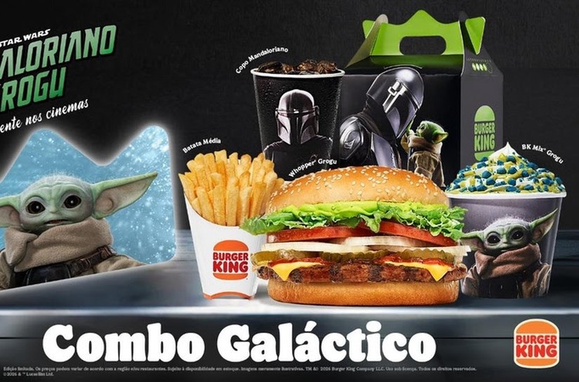 Burger King® apresenta nova coleção de brinquedos e combo temático inspirados em STAR WARS: O MANDALORIANO E GROGU