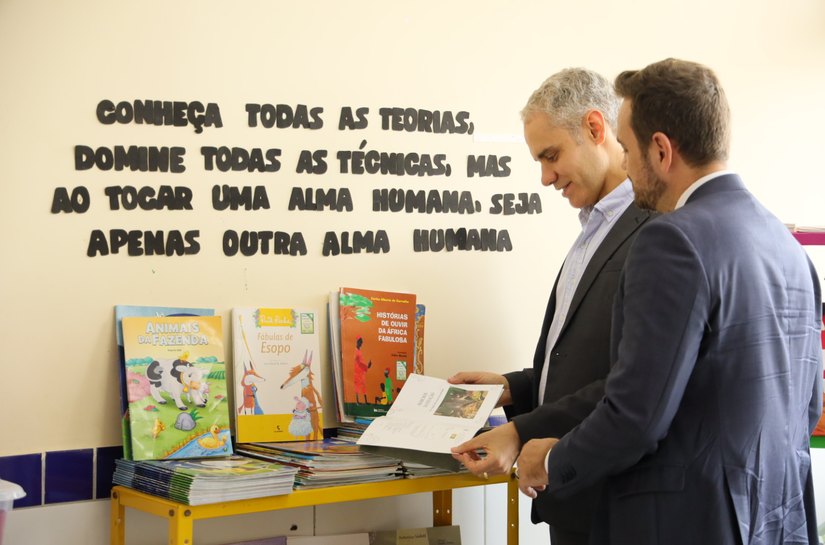 MPAL visita escolas em Rio Largo e Messias para inspecionar a existência de bibliotecas e salas de leitura