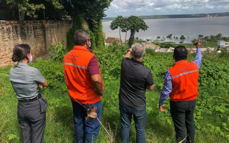 Defesa Civil e Capitania dos Portos discutem sinalização da Lagoa Mundaú