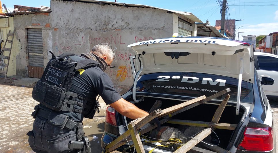 Confronto termina com pai morto e filho preso em Aracaju / Foto: Foto: Marcos Couto/TV Atalaia