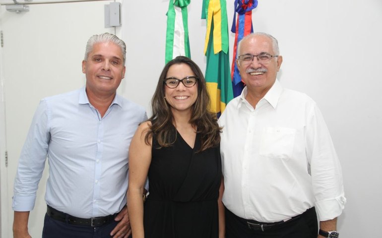 Teófilo recebe a visita da nova Superintendente do Arapiraca Garden Shopping