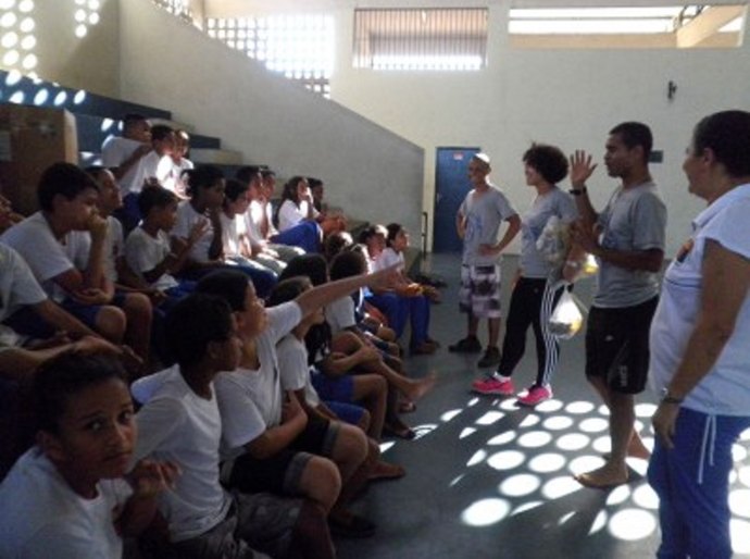 Estagiários de Educação Física se despedem do Lar São Domingos