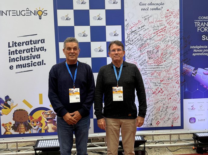 Conet: Prefeito e vice de Branquinha discutem desafios e avanços da educação em congresso no RS
