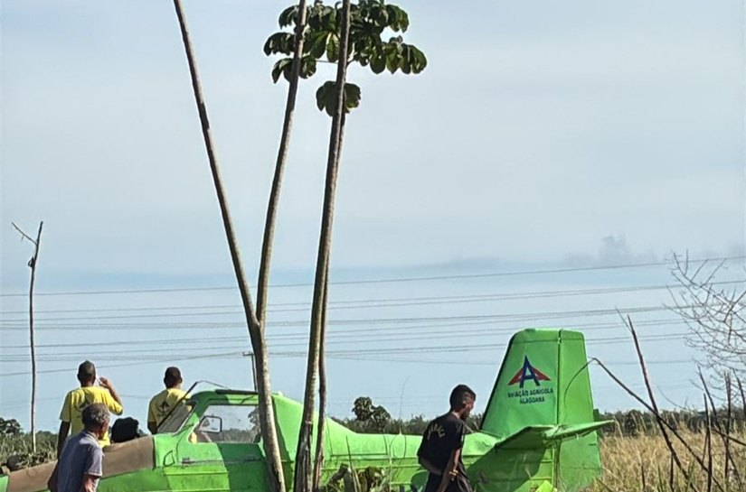 Prefeitura de Pilar emite nota sobre avião agrícola que fez pouso de emergência