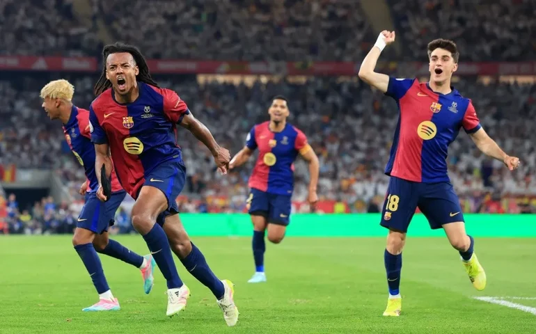 Barcelona é campeão da Copa do Rei pela 32ª vez ao vencer o Real no 2º tempo da prorrogação