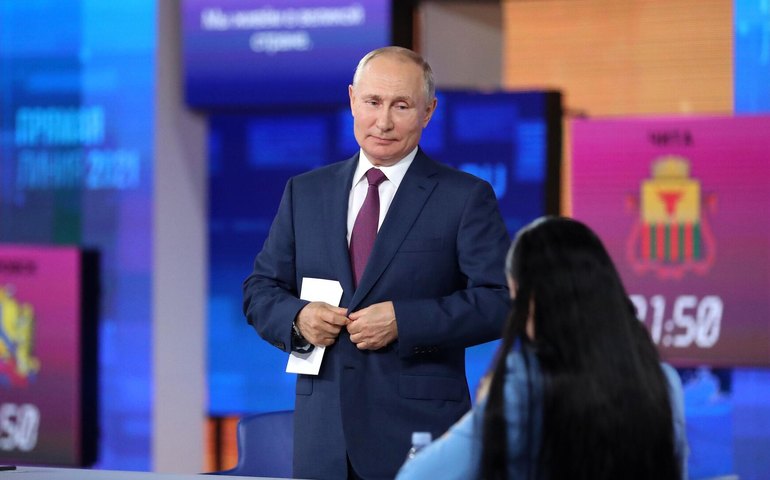 Contagem regressiva: Vladimir Putin fará um balanço do ano em coletiva de imprensa interativa