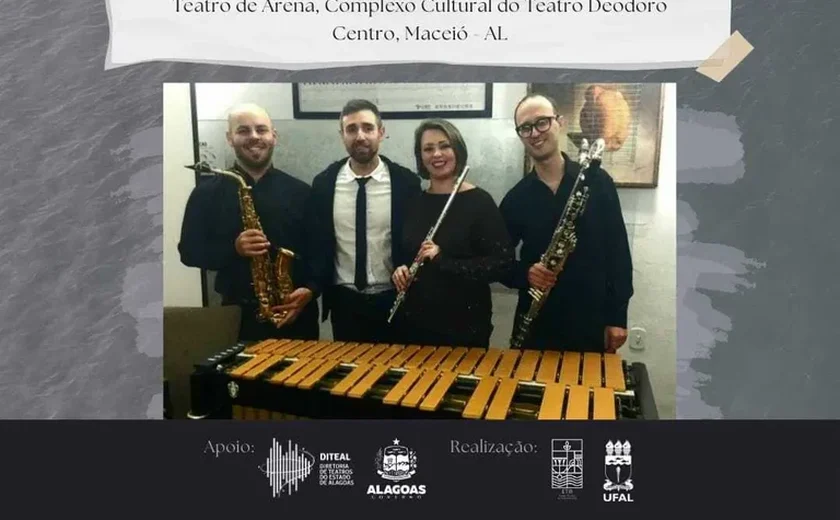 Quarteto Ybyrá realiza apresentação no Teatro de Arena