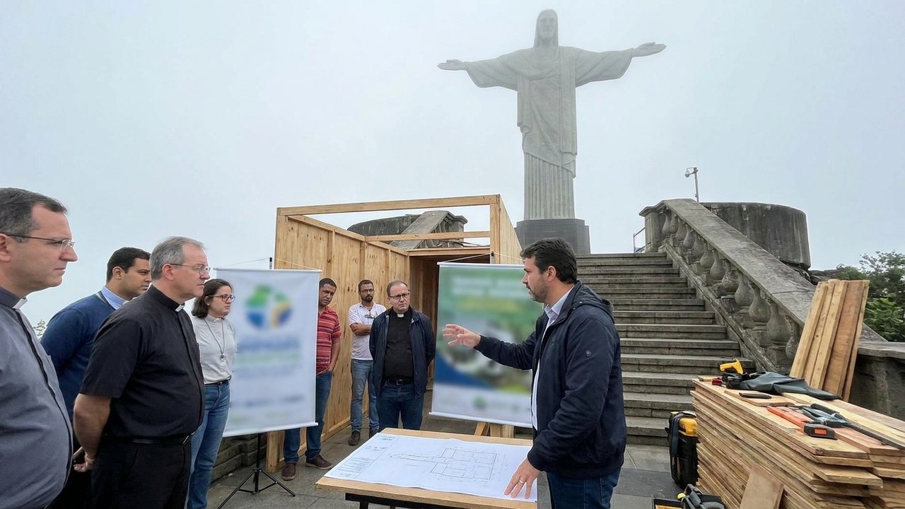 Cristo Redentor terá campanha entre fiéis para construir Via Sacra na escadaria