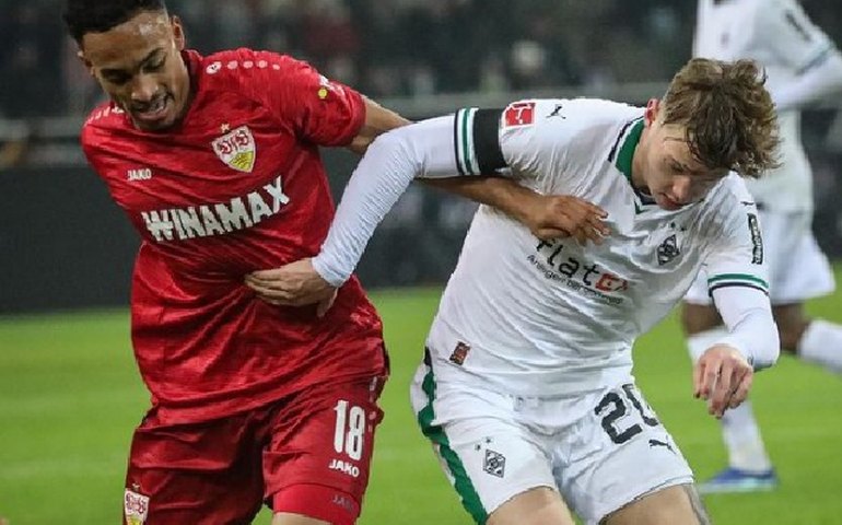 Stuttgart perde para o Mönchengladbach e desperdiça chance de encostar nos líderes do Alemão