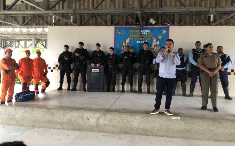 Vigilantes escolares de Arapiraca recebem capacitação sobre procedimentos de segurança em caso de agressor ativo