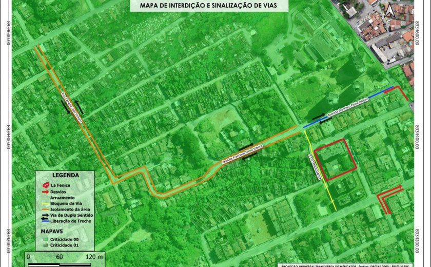 Ruas do Pinheiro serão bloqueadas para demolição de prédios a partir da segunda (07)