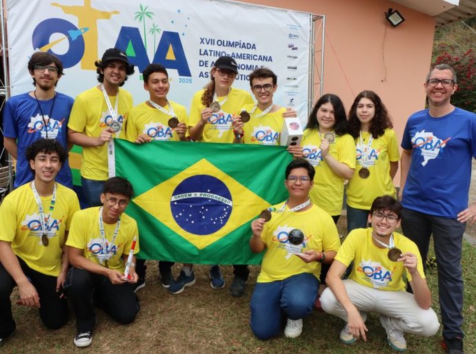 Brasil brilha alto nas olimpíadas internacional e latino-americana de astronomia
