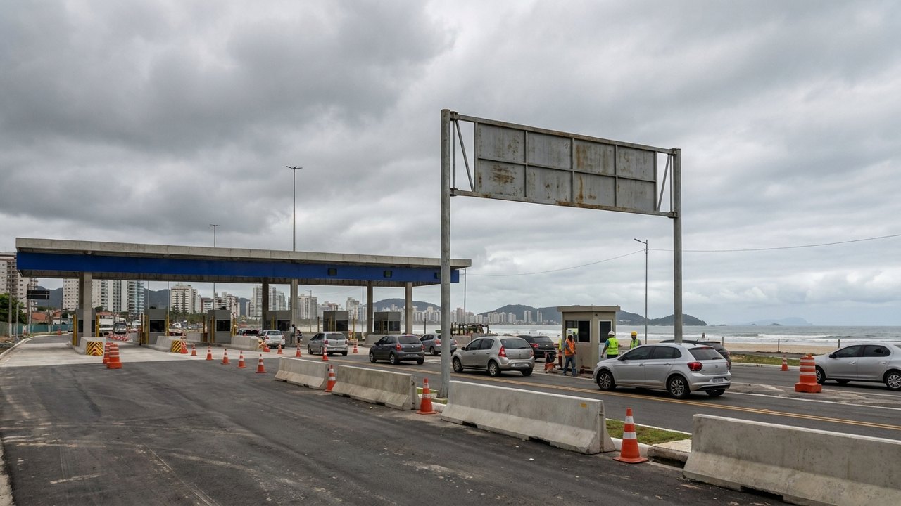 Guarujá vai cobrar taxa de até R$ 145 para entrada de veículos de turistas