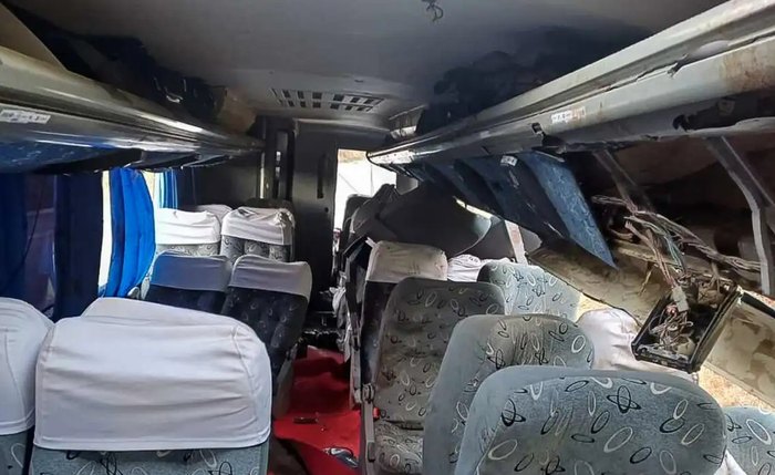 Veículo, que tinha como destino Brumado, na Bahia, transportava 40 passageiros