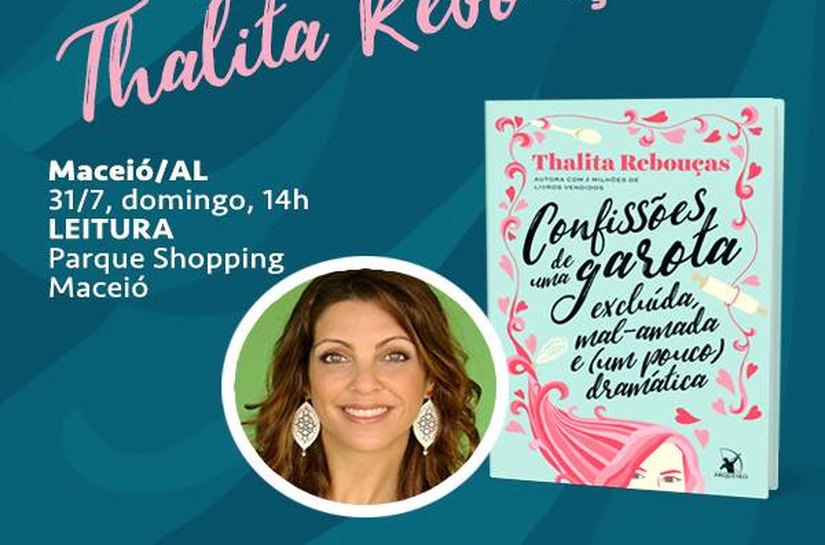 Thalita Rebouças fará sessão de autógrafos no Parque Shopping