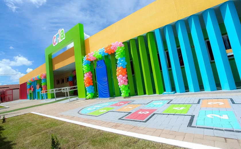 Governo de Alagoas inaugura 53ª Creche Cria nesta terça-feira, em Coruripe