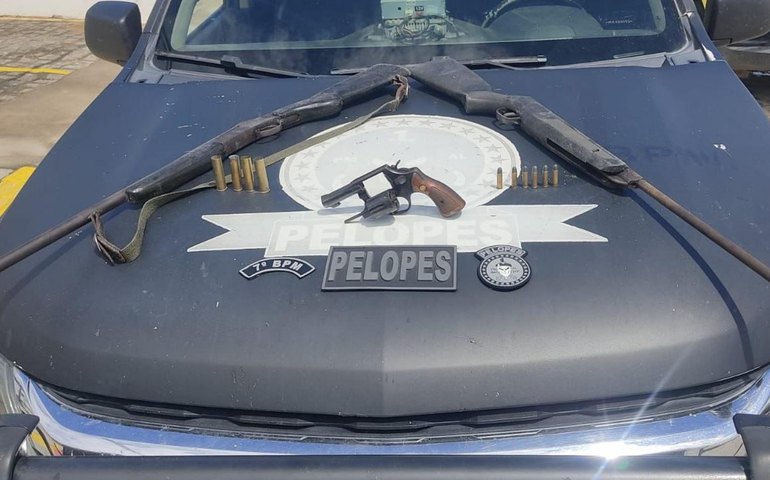 Polícia Militar de Alagoas retira 26 armas de fogo das ruas em uma semana