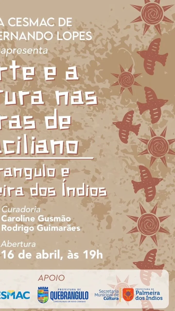 Galeria Cesmac de Arte Fernando Lopes apresenta exposição sobre cultura das terras de Graciliano Ramos