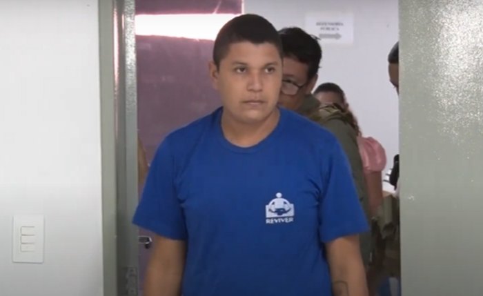 O réu Elias Manoel Ramiro