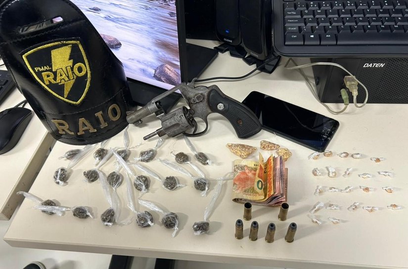 PM apreende armas e drogas durante ações em Maceió e Olho d'Água das Flores