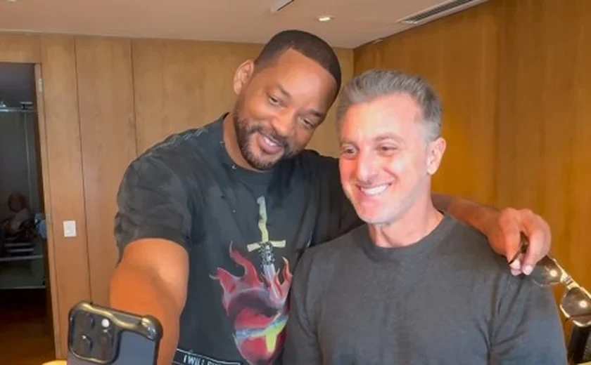 Will Smith participa do 'Domingão com Huck' e encontra sósia