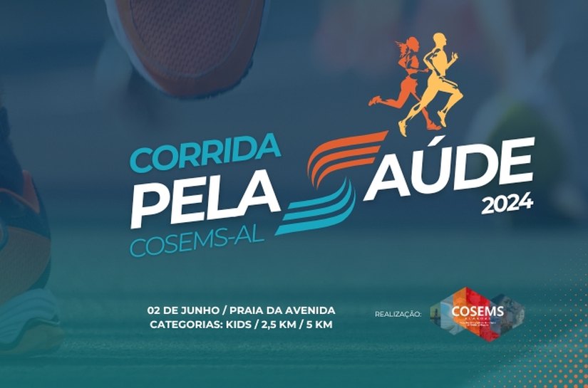 Cosems-AL promove domingo Corrida pela Saúde na praia da Avenida